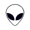 Glow in the Dark Alien Temporary Tattoo